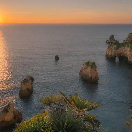 Апартаменты Varandas Do Sol Vista Mar 100 M Do Areal *